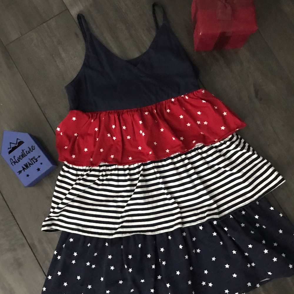 🇺🇸 Red White Blue Stars & Stripes  Dress